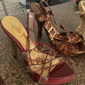 4 Pair Baby Phat Heels